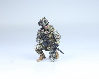 Handmade Painted US Navy Seal Figure: 1/35 Scale Multicam Camouflage