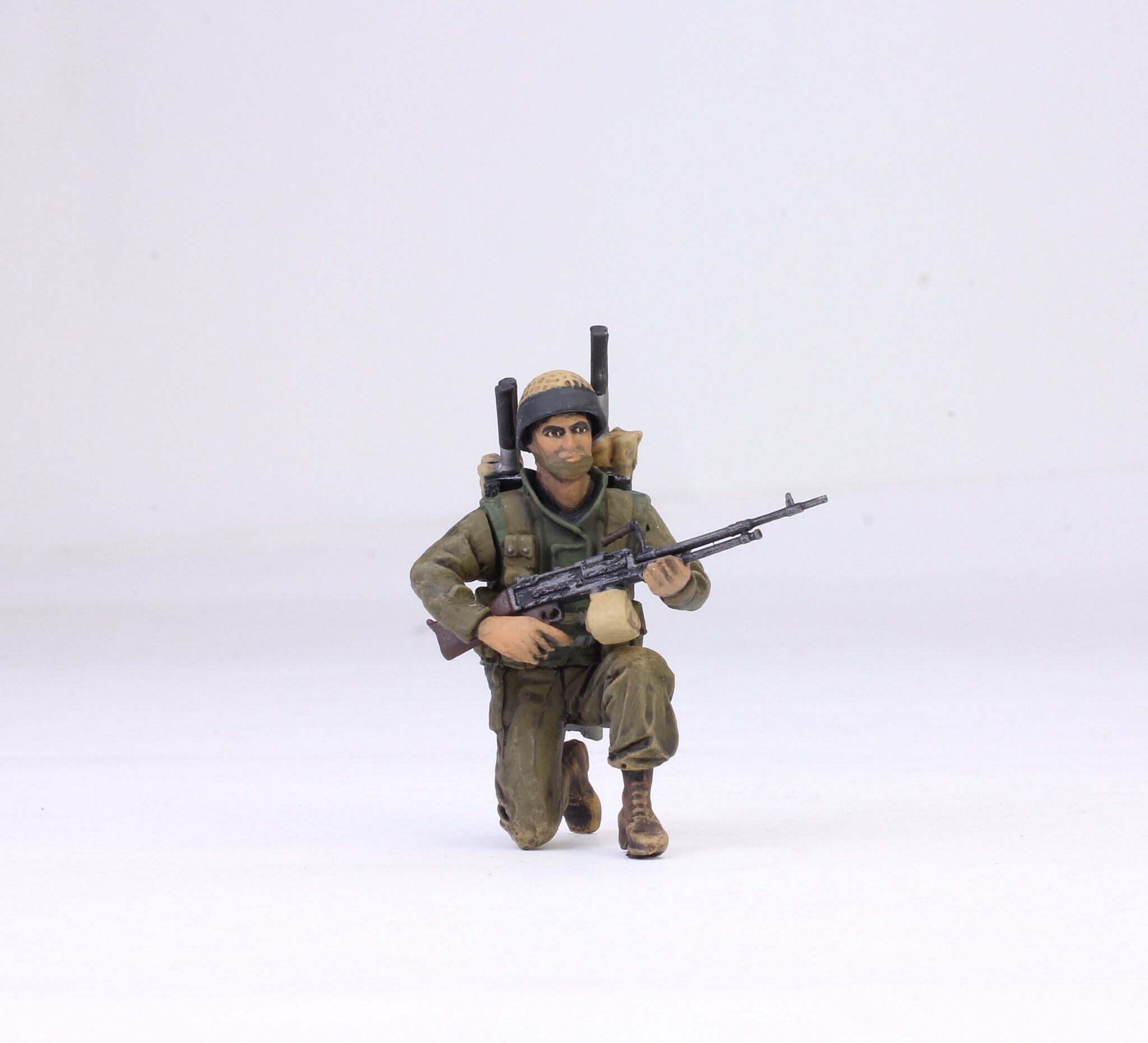 Handmade Painted Israeli IDF Paratrooper Figures: 1/35 Scale Resin