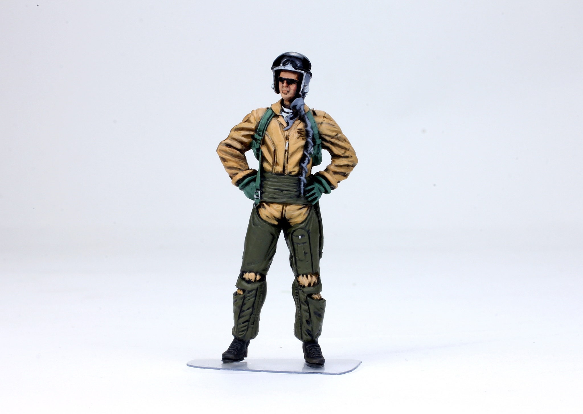 1/6 12インチ アメリカ軍空軍パイロットカスタムフィギュア CS74 アメリカ海軍パイロットフィギュア 1/48スケール レジンモデルセット
