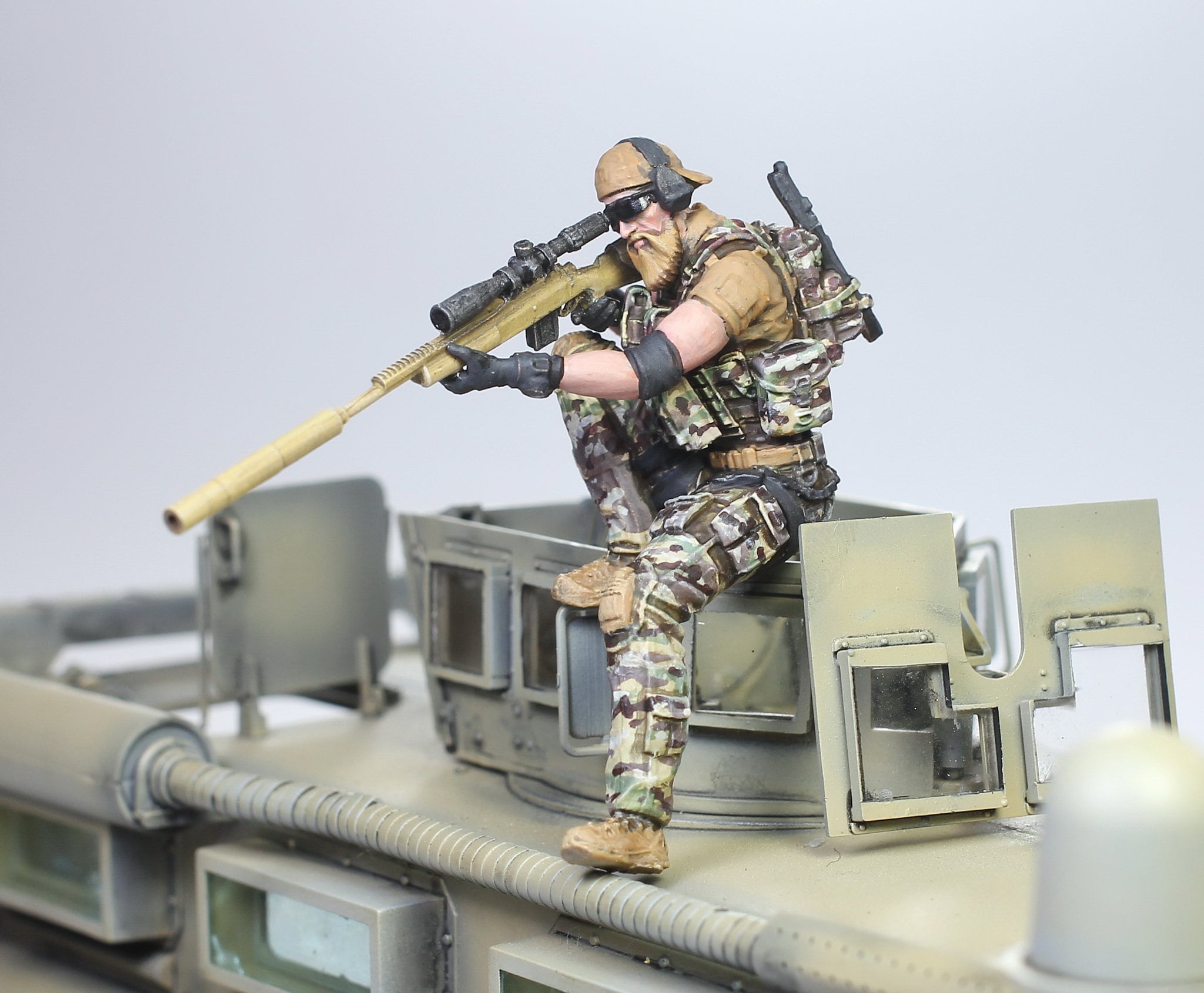 Painted US Navy Seal Sniper Figure: 1/35 Scale Resin Model - Etsy