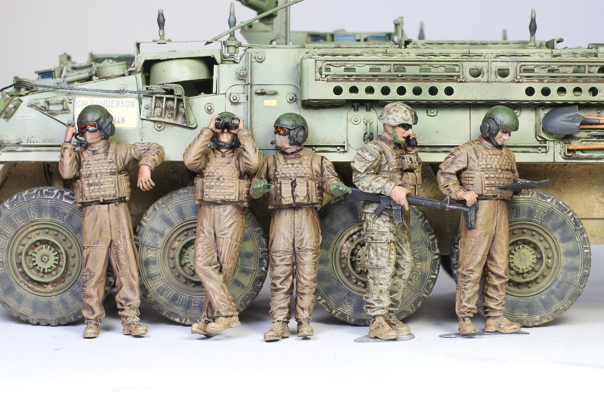 Handmade Painted US Tanker Figures: 1/35 Scale Model Set - Etsy