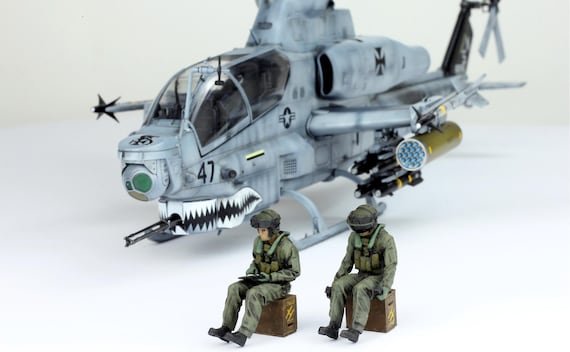 セット02 ProPainted 1:35 AH-1Z バイパー ヘリコプター パイロット
