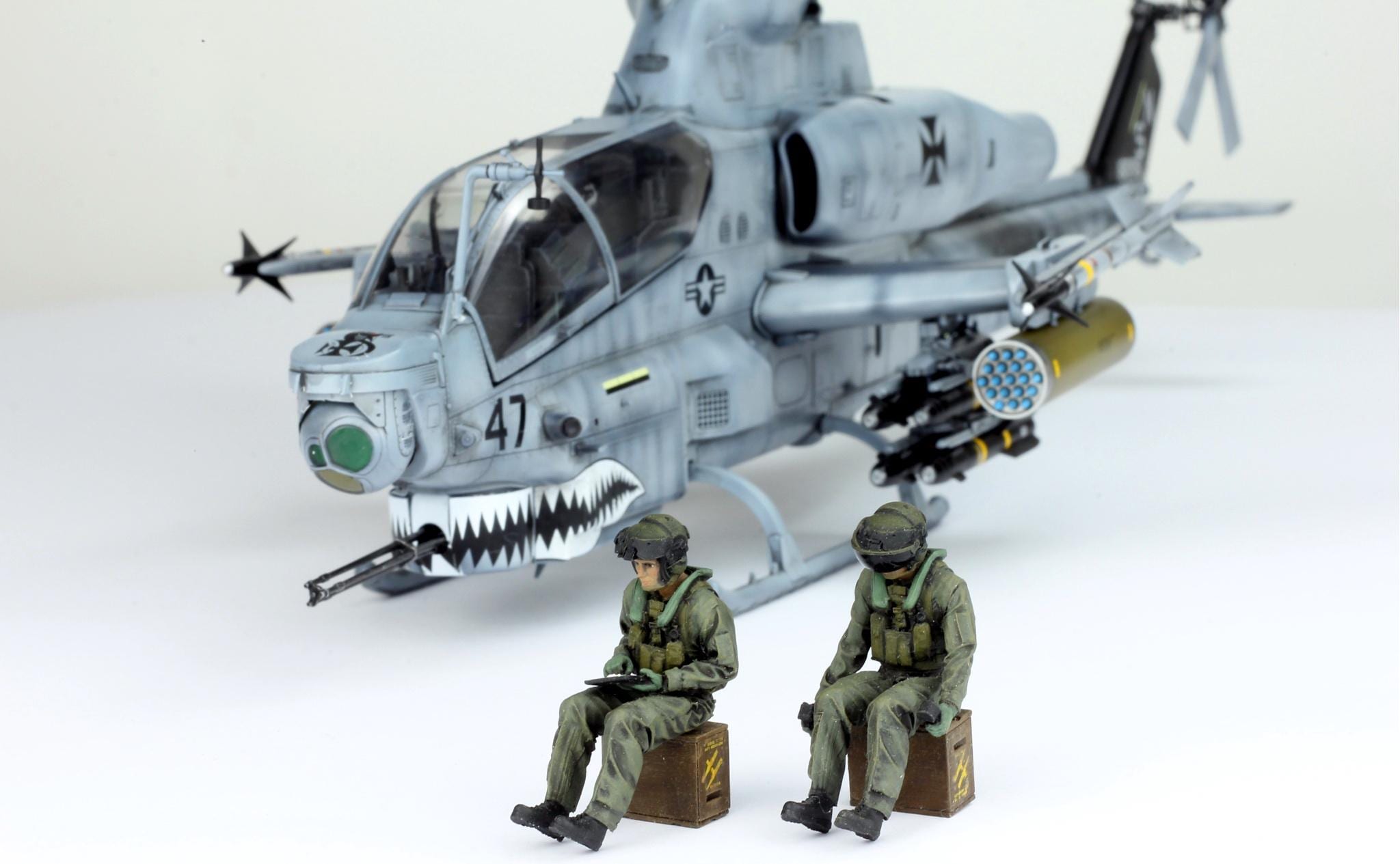 セット02 ProPainted 1:35 AH-1Z バイパー ヘリコプター パイロット