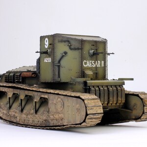 Pro Built Model Mk.A Whippet British Medium Tank WWI 1:35 (Built and painted by Professional skills)