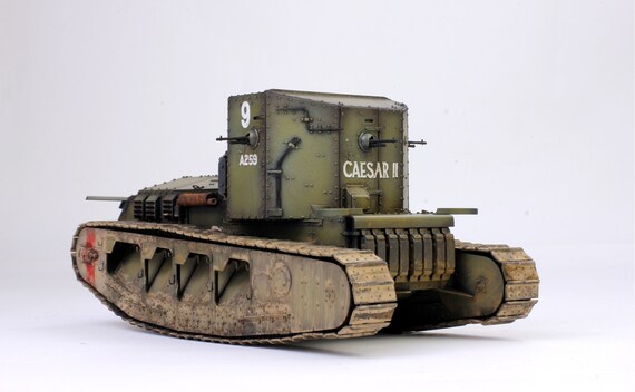 プロビルドモデル Mk.A ホイペット イギリス中戦車 WWI 1:35
