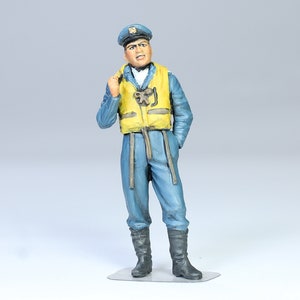 Malowana figurka pilota RAF II wojny światowej w skali 1:32 (zbudowana i pomalowana przez profesjonalistów)