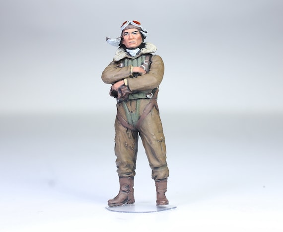 Painted Figure Famous Japanese Sakai Saburo WW2 1:32 (built and