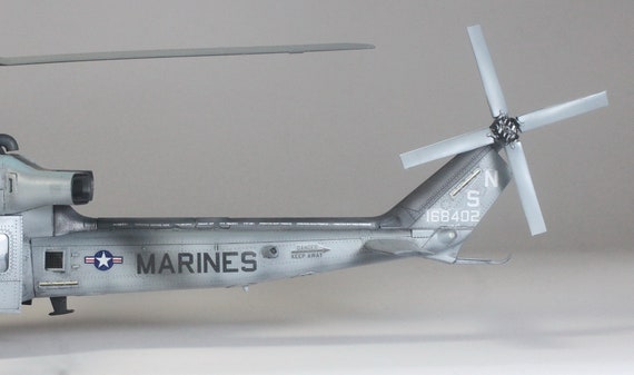 Handmade USMC UH-1Y Venom Model Helicopter 1:48 Scale - Etsy