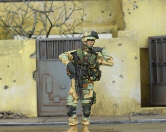 Pro-Painted Figure Soldato US USMC in battaglia (set 2, base non inclusa)