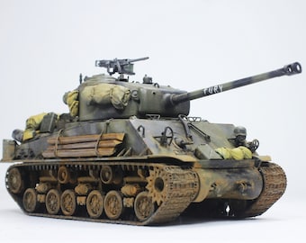Pro Built Model Easy Eight M4A3E8 Sherman Tank WW2 1:35 built and Painted  by Professional Skills - Etsy Australia