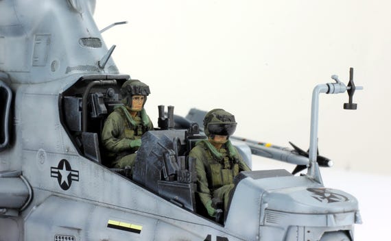セット02 ProPainted 1:35 AH-1Z バイパー ヘリコプター パイロット