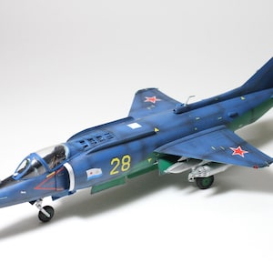 Pre-Order Pro Built Model Russian Navy Yak-38 Forger 1:48 (Built and painted by Professional skills)