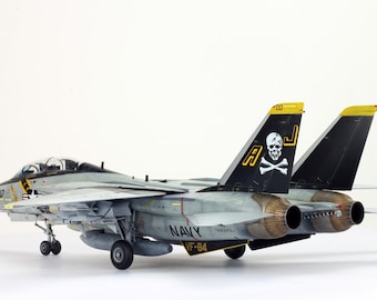 Probuilt 1:48 F-14A Tomcat “jolly Roger” US Navy Fighter