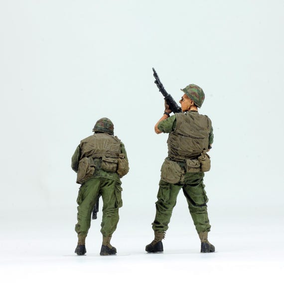 プロペイント 1/35 アメリカ海兵隊兵士モデルセット：ベトナム戦争