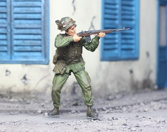 Painted Figure USMC Sharpshooter In MauThan Battle 1968 Vietnam war 1:35 scale (Built and painted by Professional skills)