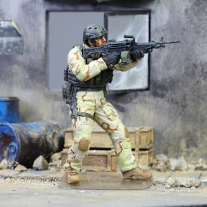 Pro-Painted Figure US Detal Force in Battle (Set 1, base is not included)