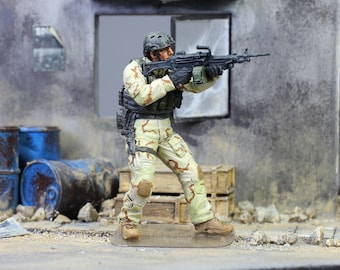 Pro-Painted Figure US Detal Force in Battle (Set 1, base is not included)