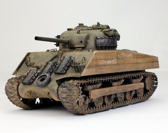 ProBuilt M4A3E8 シャーマン戦車モデル 1:35 - WW2フューリースタイル
