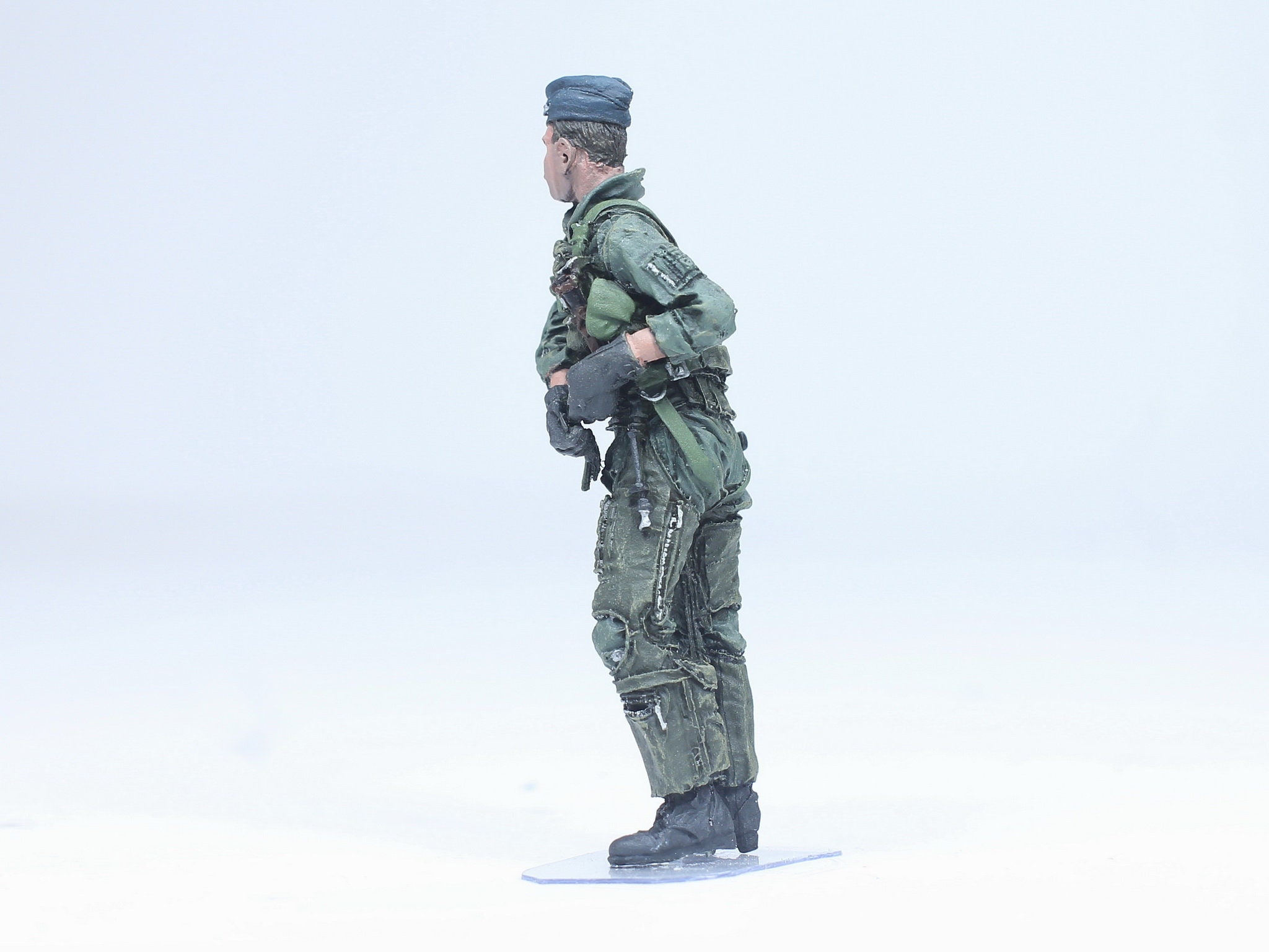 ハンドメイド塗装済み USAF ACE パイロットフィギュア：ベトナム戦争