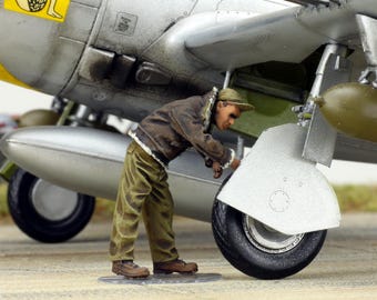 ProPainted figure USAAF Ground Crew WWII (Set 5)
