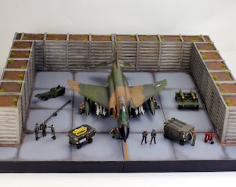 ブーゲンビル島 昭和十九年一月 ジオラマ ミリタリー ProBuilt ジオラマ F-4C ファントム /パイロット、クルー付き USAF