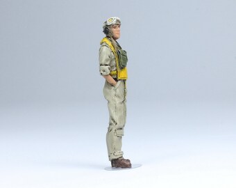 ミリタリーフィギュア　パイロット 3Dプリント 1/48 空自パイロット/男性 - MODELKASTEN
