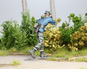 Figurine En Résine 1:35 - Soldat US Marine Vietnam - Non Peinte - Neuf - Modélisme Militaire