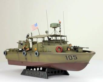 1:35 ProBuilt PBR31 MKII ピバー（乗員4名付き）ベトナム戦争モデルを