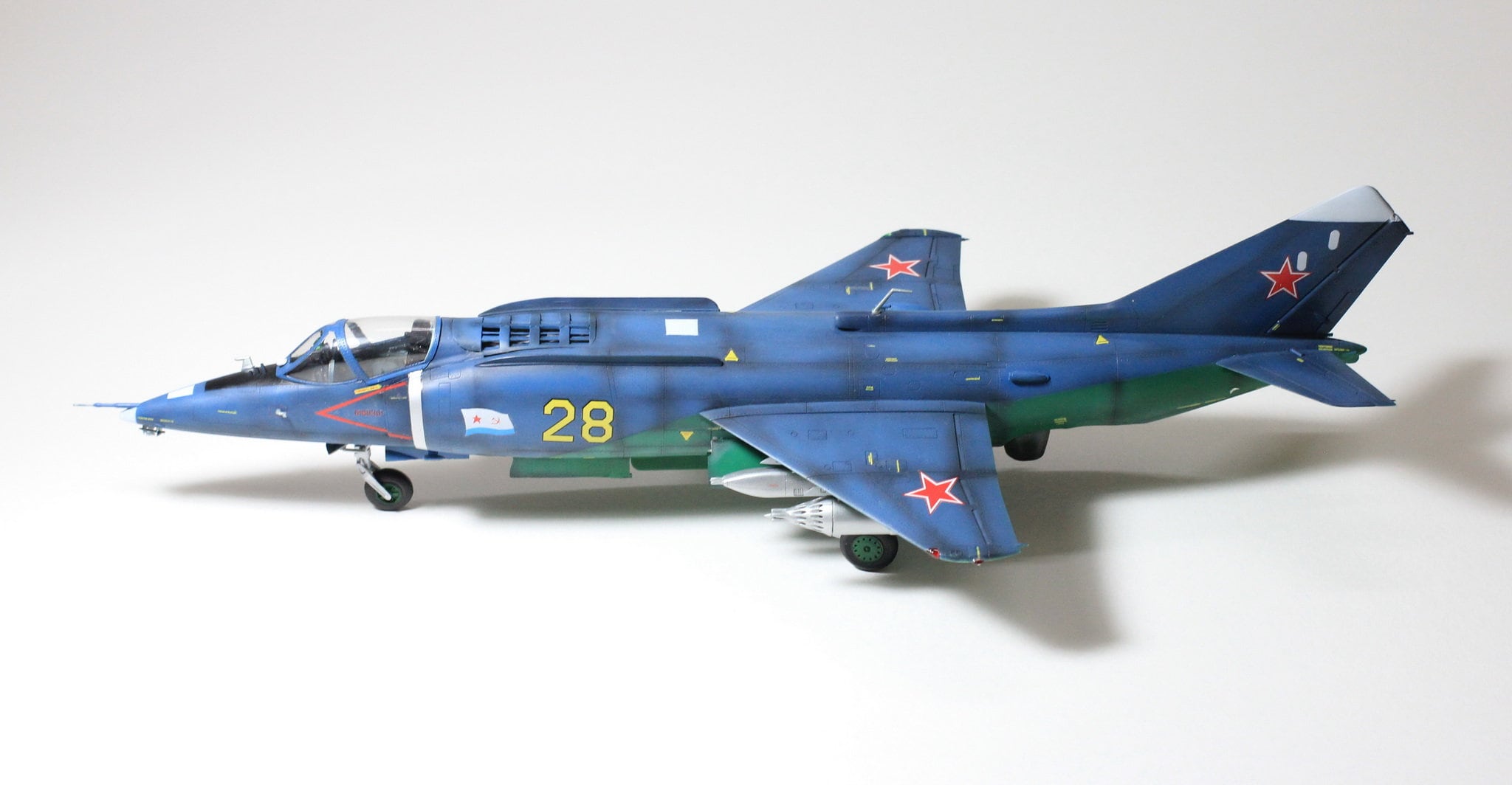 Pre-order Pro Built Model Russian Navy Yak-38 Forger 1:48 (built