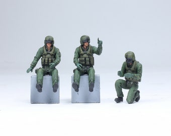 1/6 12インチ 特殊部隊 ヘリコプターパイロット フィギュア CS97 手作り塗装済みアメリカ軍ヘリコプターパイロット＆クルーフィギュア 1
