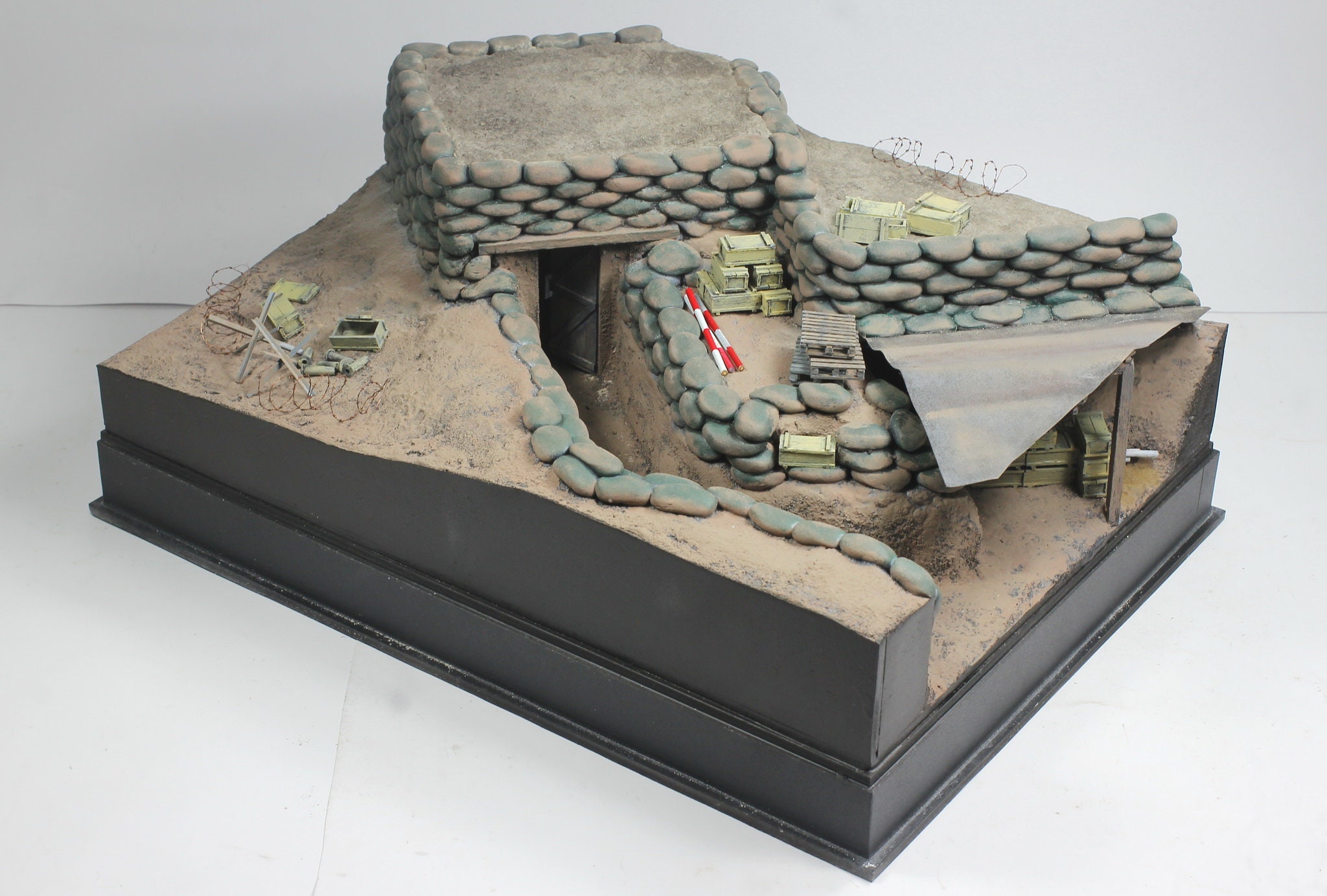 組み立て済みジオラマ ケサン基地 1968、ベトナム戦争ジオラマ 1