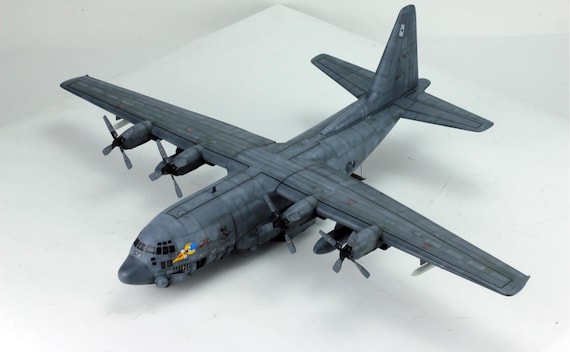 AC-130H スペクターモデル：1/72スケール、ProBuilt USAF航空機 - Etsy