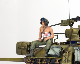 ProPainted 1:35 ベトナム戦争で負傷したアメリカの戦車兵（戦車