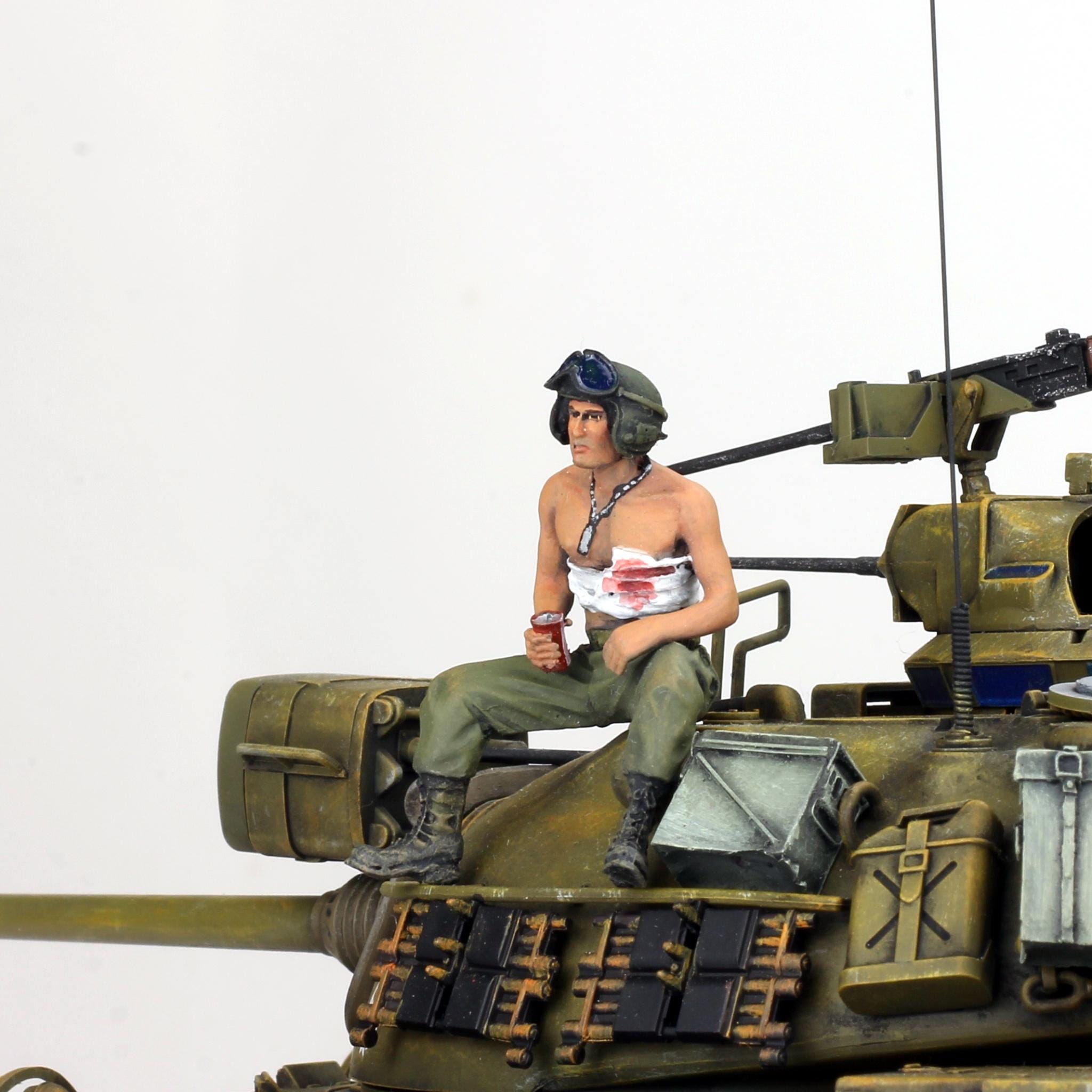 ProPainted 1:35 ベトナム戦争で負傷したアメリカの戦車兵（戦車なし