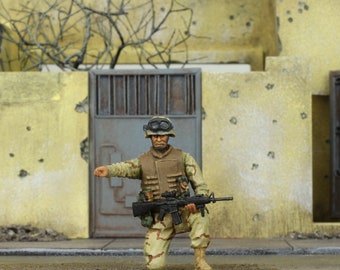 Pro-Painted Figure Soldato US USMC in battaglia (set 5, base non inclusa)