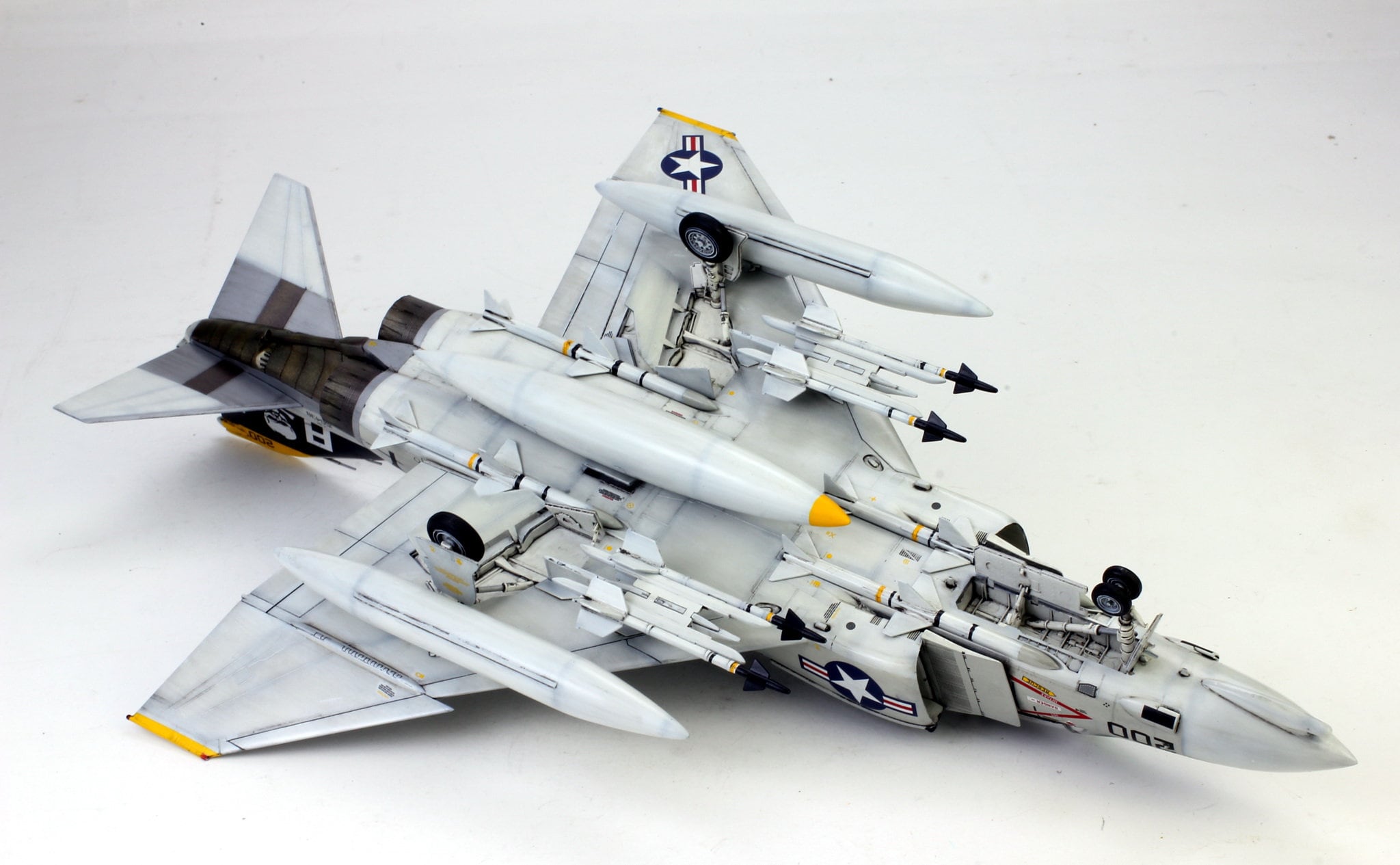 Handmade US Navy F-4J Phantom VF-84 Jolly Rogers 1:48 Model - Etsy