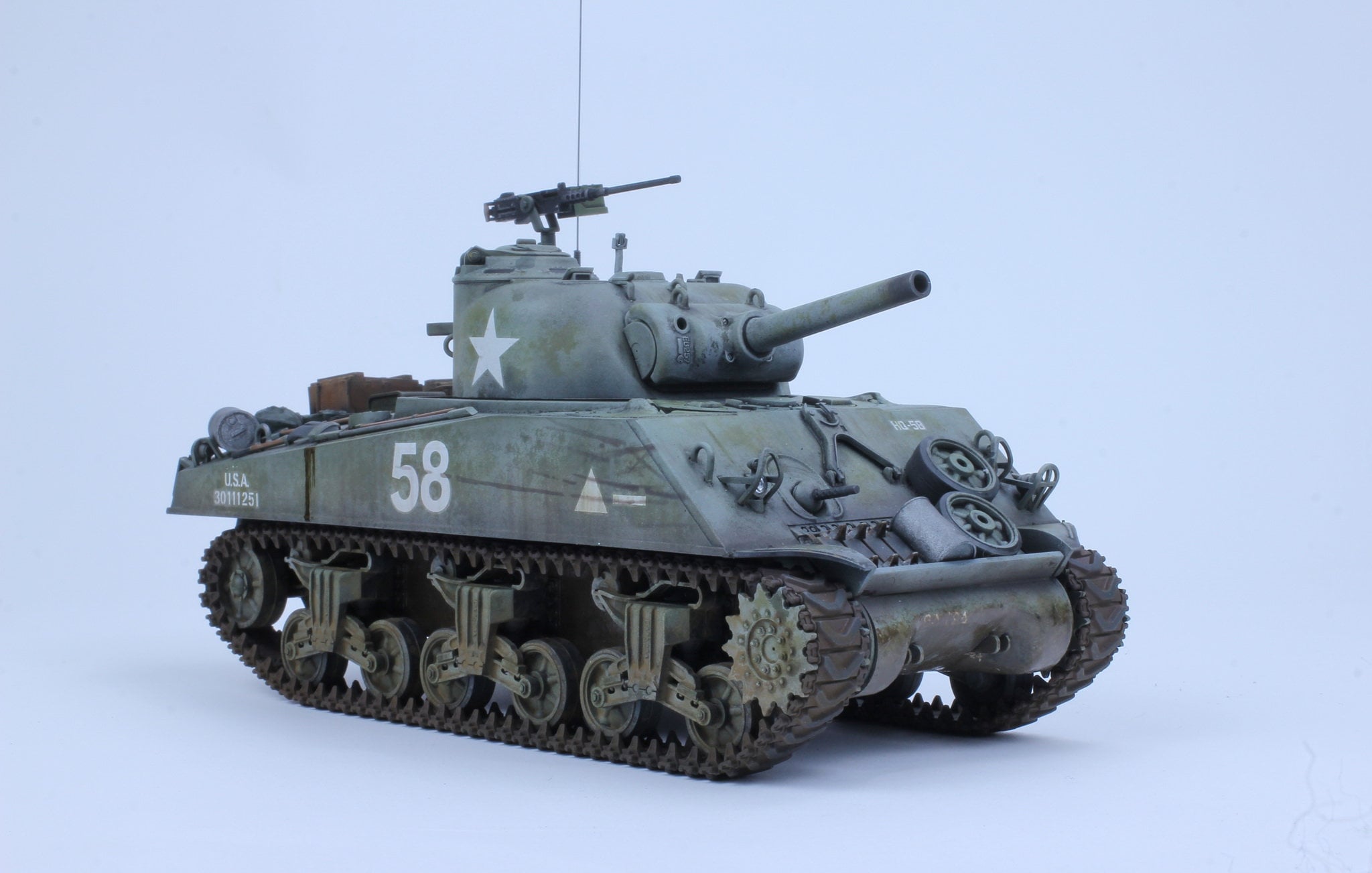 Probuilt Model M4A3 Sherman Tank /w 105mm WW2 1:35 (built and Painted by  Professional Skills) - Etsy, image size:2048x1303