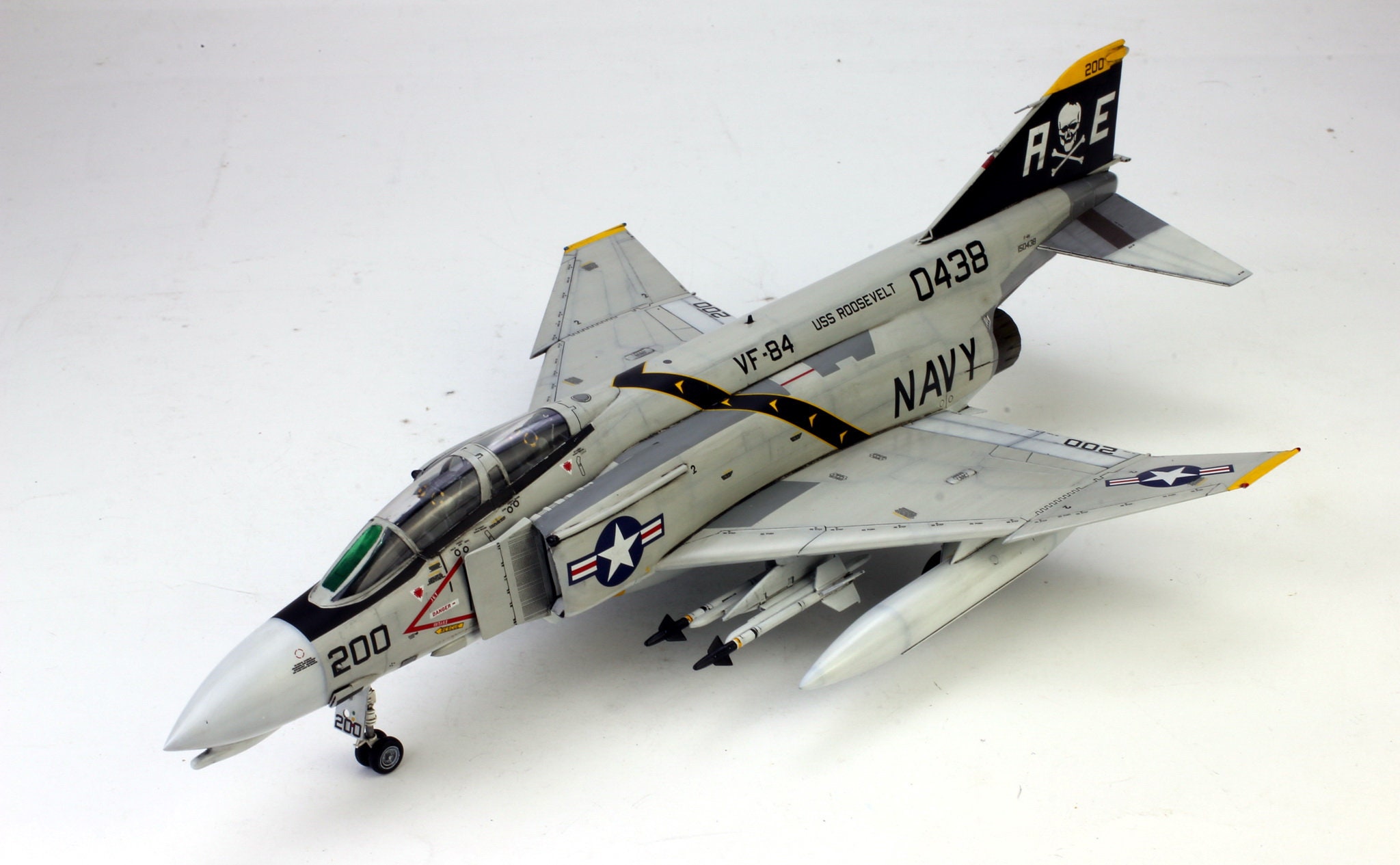 Handmade US Navy F-4J Phantom VF-84 Jolly Rogers 1:48 Model - Etsy