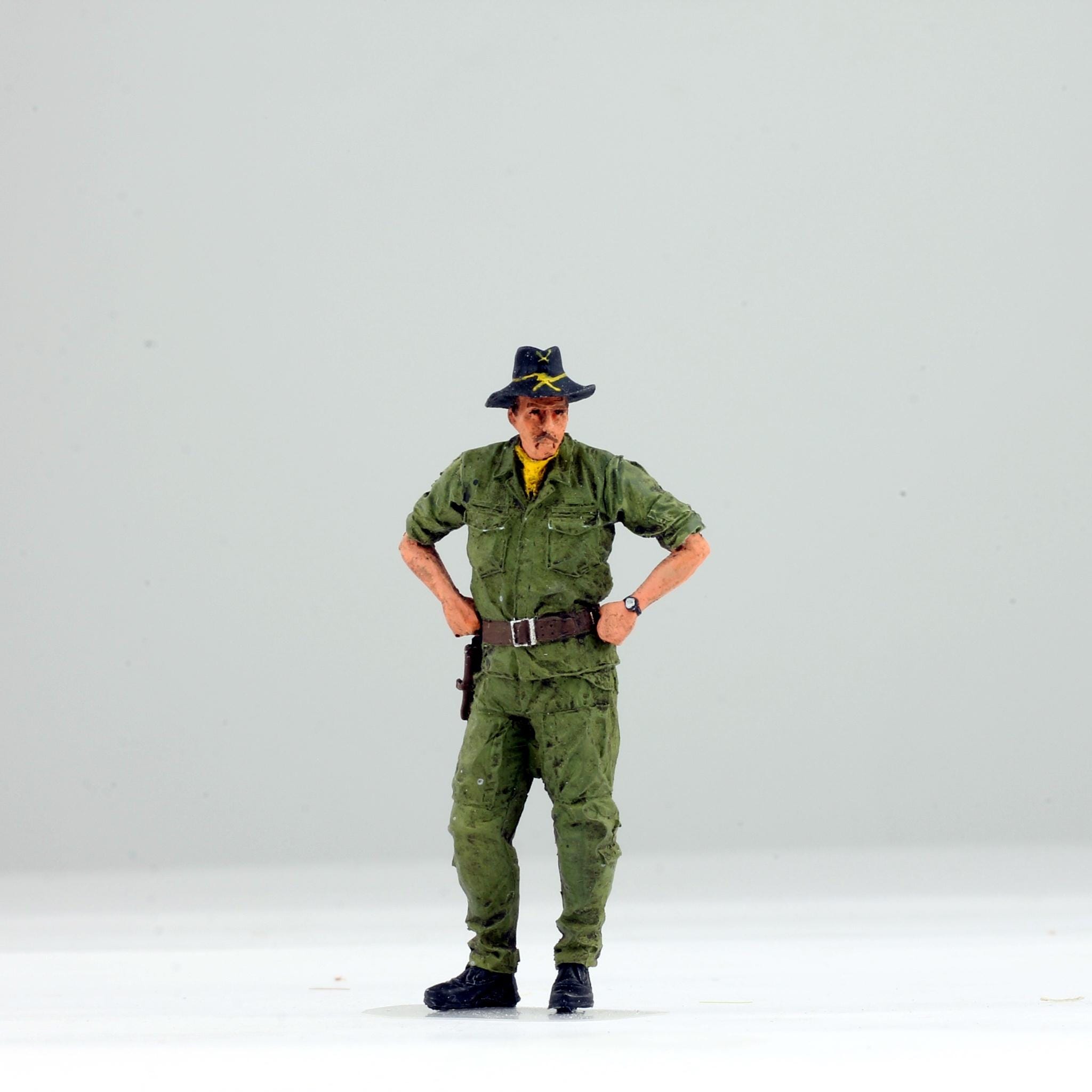 ミリタリー 軍隊 アメリカ兵 自衛隊 パイロット リアル フィギュア 手作り塗装済みアメリカ軍ヘリコプターパイロットフィギュア（1