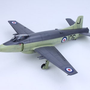 ProBuilt Model Supermarine Attacker F.1 Fighter Aircraft 1:48 (Built and painted by Professional skills)