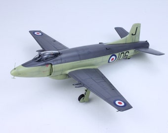 Handmade Supermarine Attacker F.1 Model Aircraft (1:48 Scale)