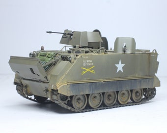 US M113A1 ACAV (détail intérieur) Guerre du Vietnam 1:35 (Construit et peint par des professionnels)