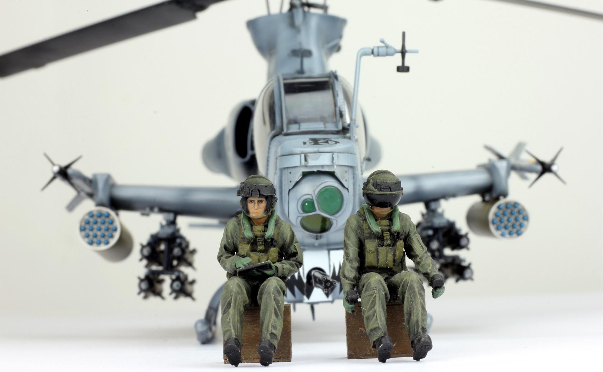 セット02 ProPainted 1:35 AH-1Z バイパー ヘリコプター パイロット