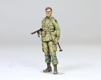 1/35 塗装済みミニチュア - アメリカ海兵隊第2師団（タラワ 1943