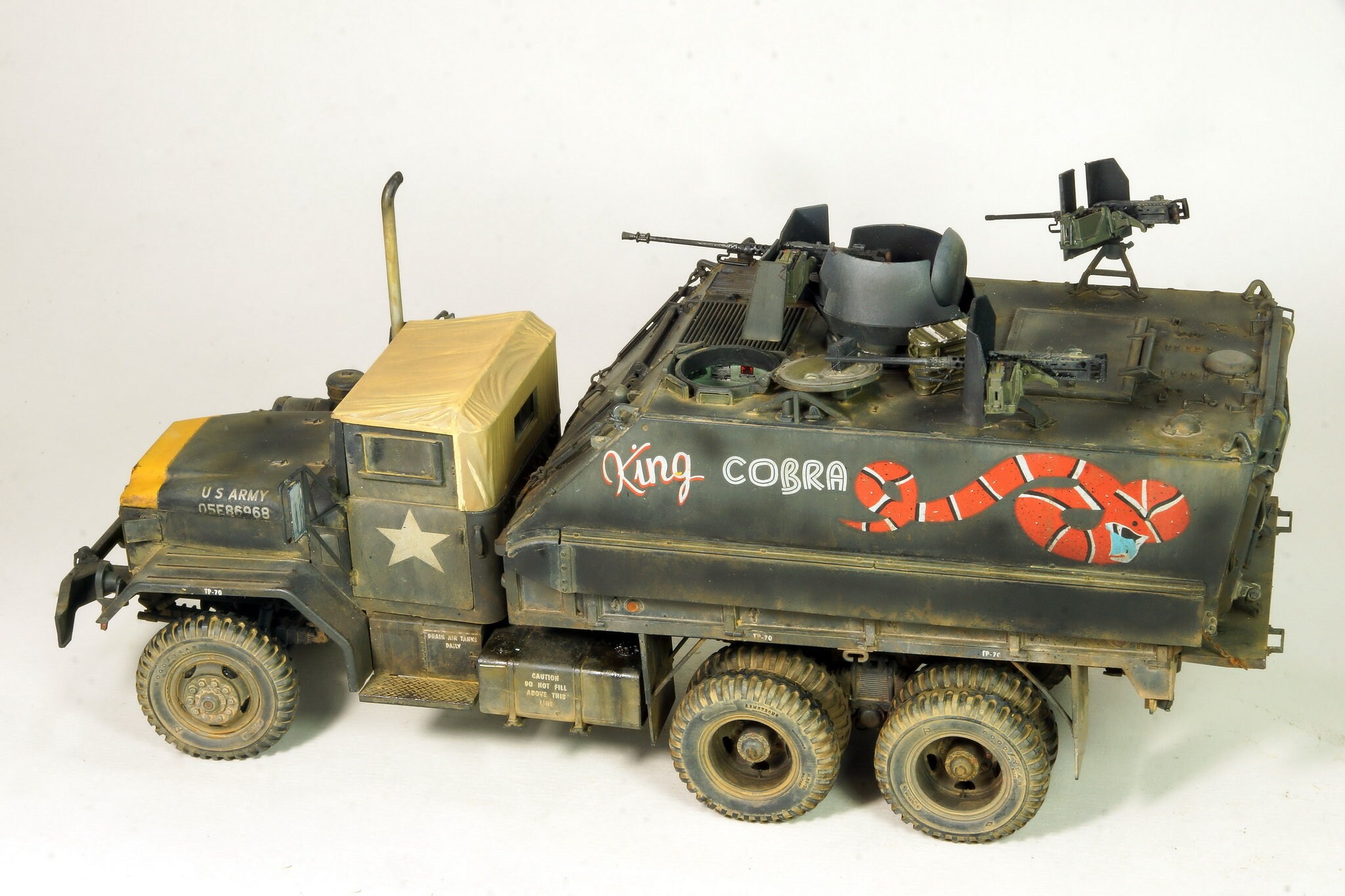 Probuilt Model US Army Gun Truck King Cobra M54 M113 Etsy