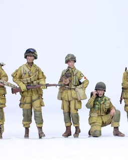 WWII 1944 101st Airborne Division フィギュア 1/35 Built and