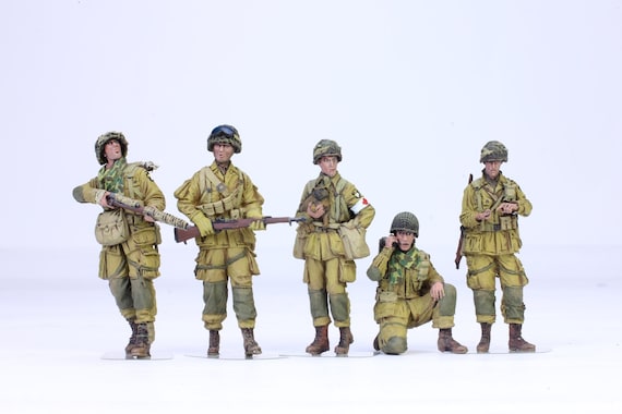 塗装済みフィギュアセット1 アメリカ第101空挺師団、ノルマンディー