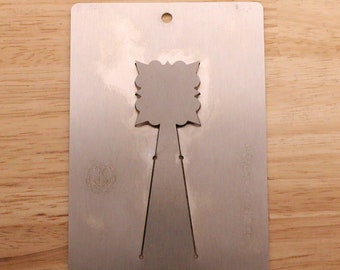 1/2 inch Square Concho Pancake Die #2