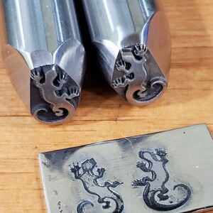 Gecko Metal Stamp