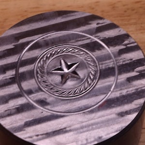 Impression Die - Star with Rope Border-Small